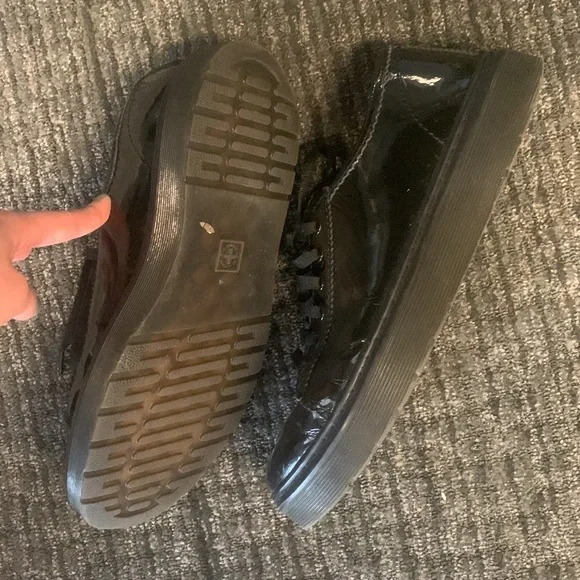 Dr Martens Spin Black Patent Sneakers - Picture 2 of 8